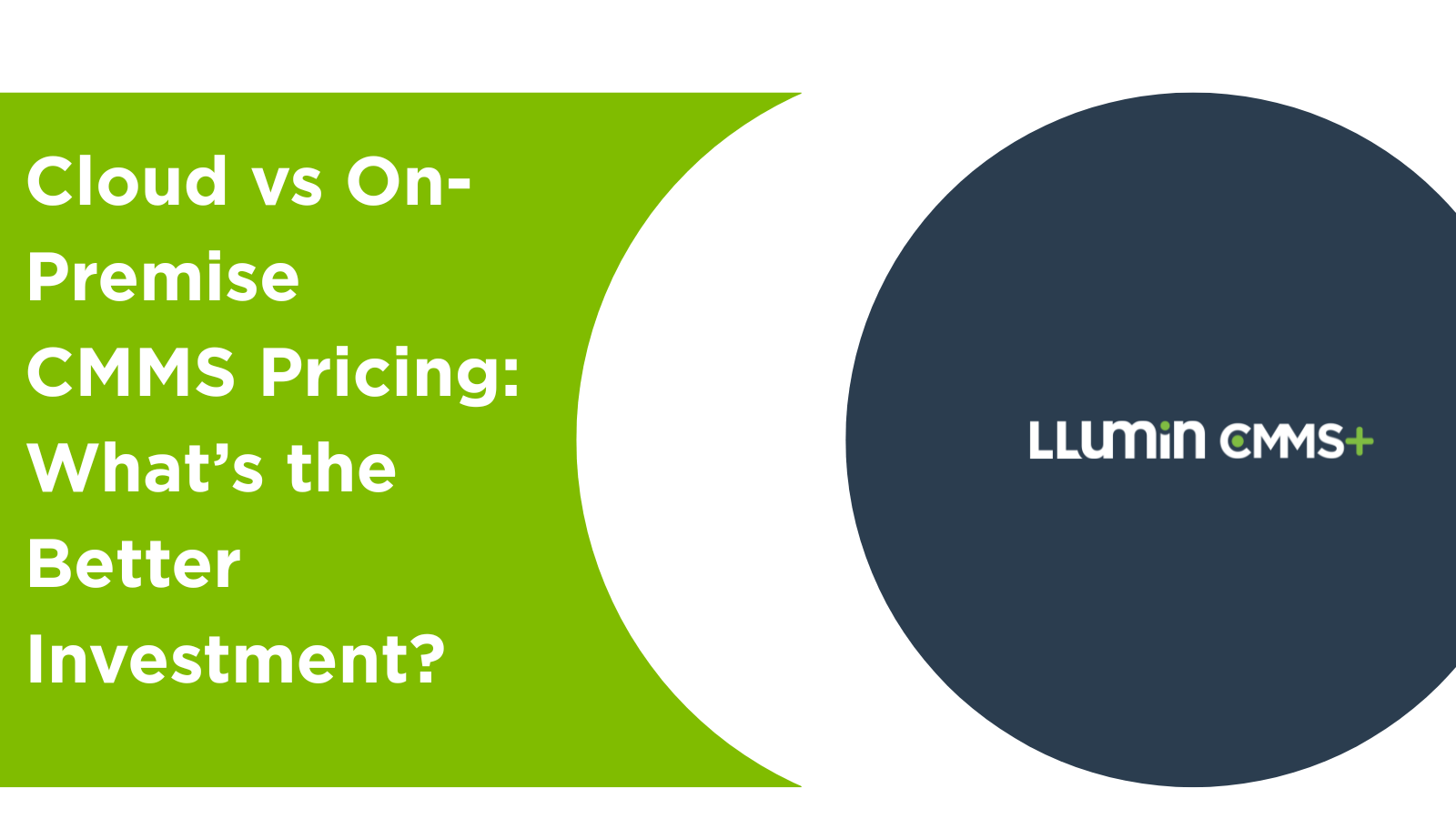 Compare cloud CMMS pricing vs on-site solutions to see which suits your organization. Learn more.