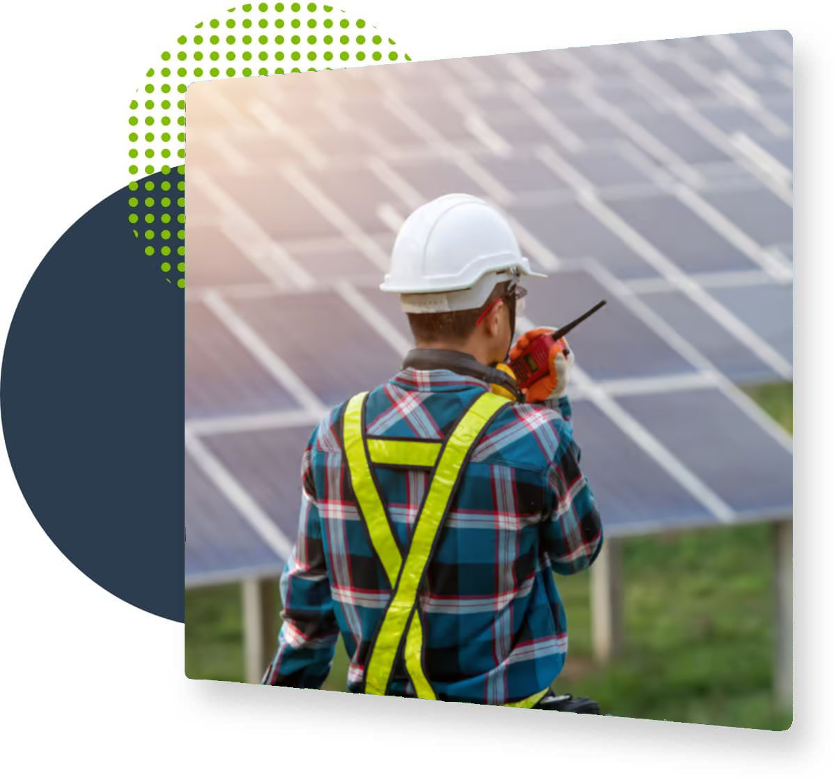 A maintenance technician in the field relies on a CMMS work order system to complete work orders on time.