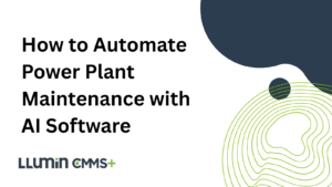 A header image that says “How to Automate Power Plant Maintenance with AI Software